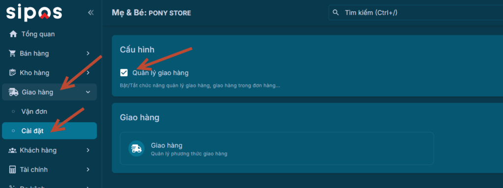 Giao hàng
