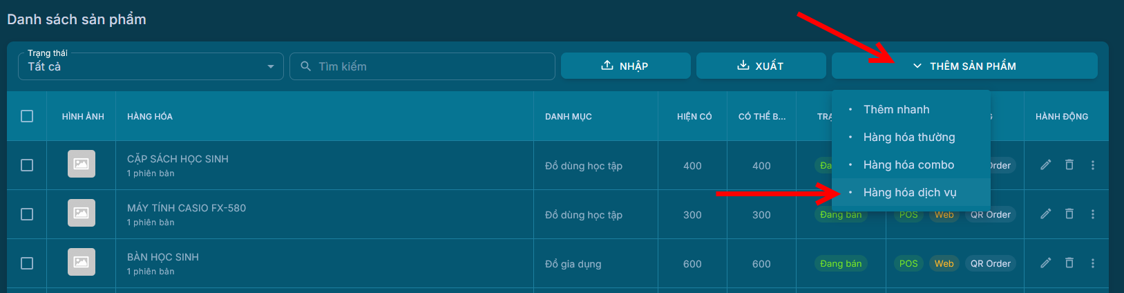 Sản phẩm dịch vụ tính giờ